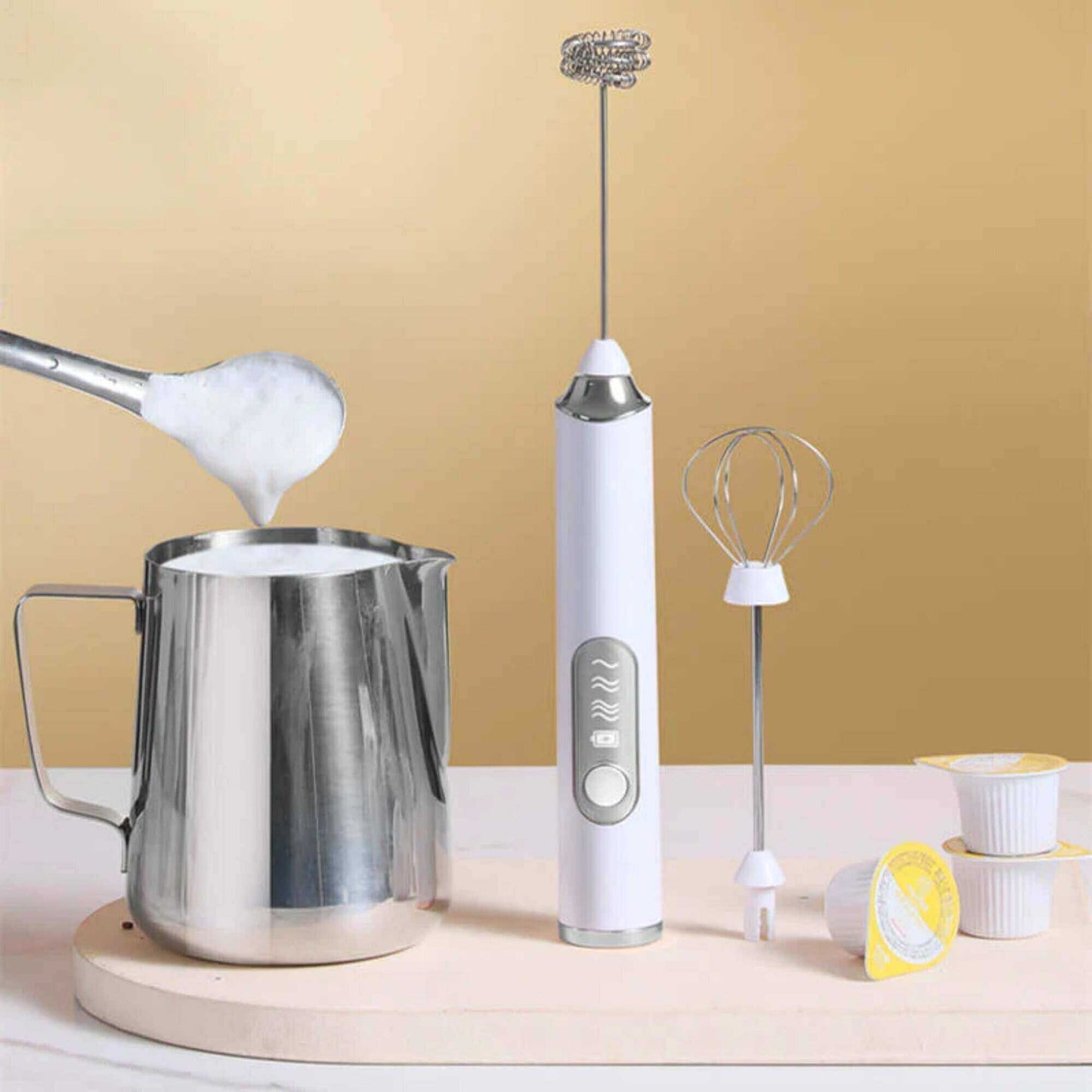 USB Handheld Frother and Whisk