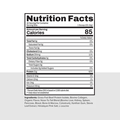 Noble All-in-One Protein: Dulce de Leche