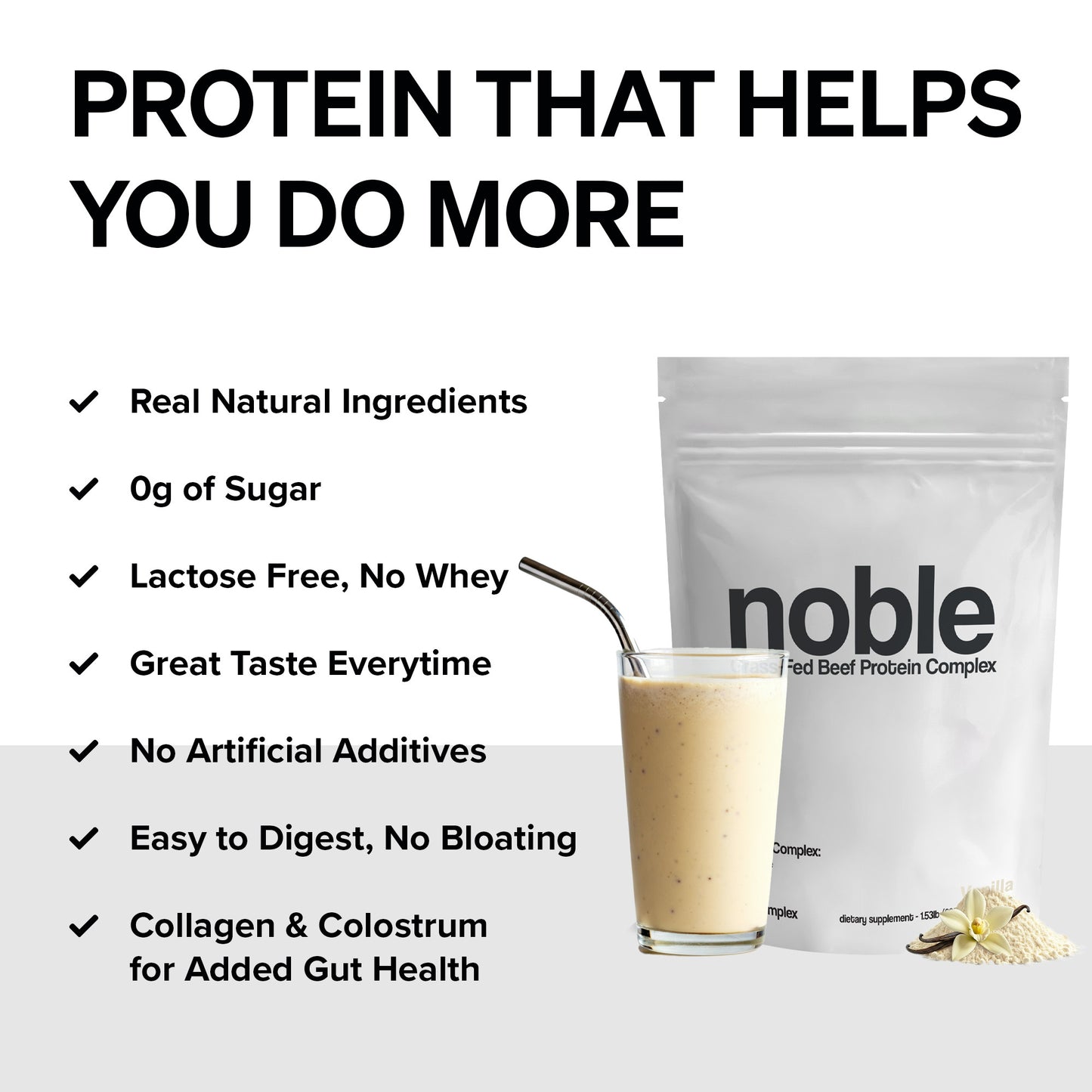 Noble All-in-One Protein: Vanilla
