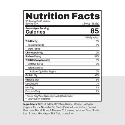 Noble All-in-One Protein: Vanilla